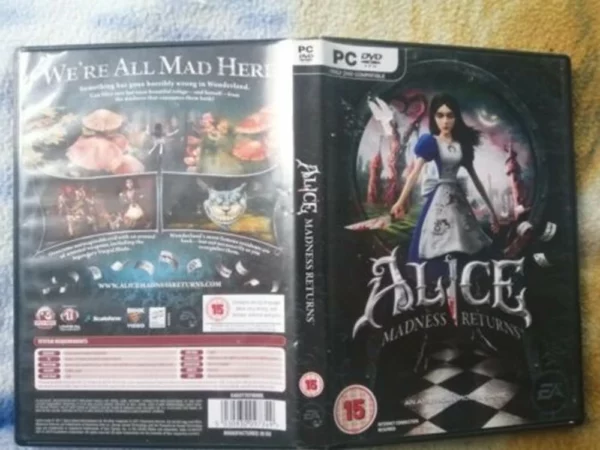 ALICE : MADNESS RETURNS windows7, SP1VISTA WITHSP2,WINOWS XP WITH SP3 2011