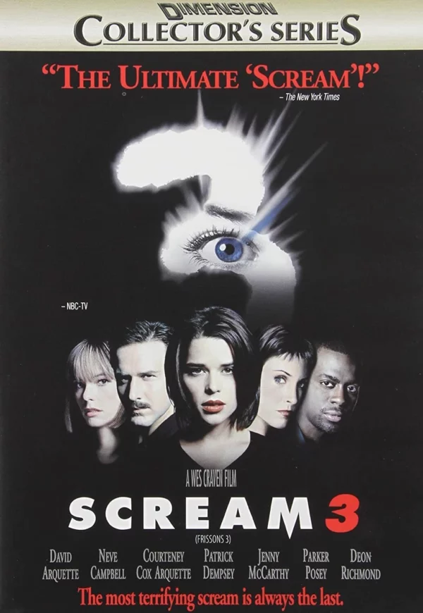 Scream 3 Courteney Cox 2000 DVD Top-quality Free UK shipping