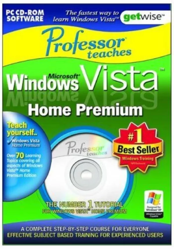 Professor Teaches Windows Vista Windows 2000 / XP / Vista 2006 New Top-quality