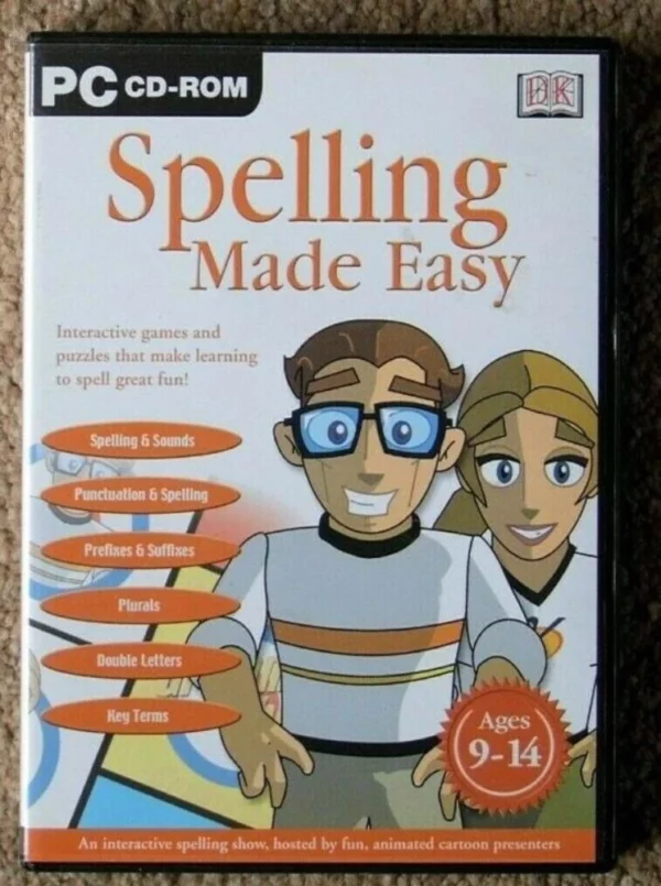 Spelling Made Easy Windows 95/98/Me/XP 2000 New Top-quality Free UK shipping