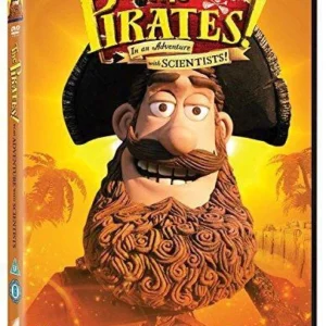 The Pirates! In An Adventure With Scientists Hugh Grant 2015 DVD Top-quality