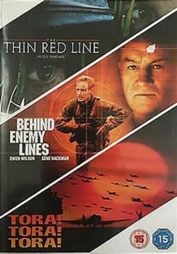 Thin Red Line / Behind Enemy Lines / Tora Tora Tora 2009 New DVD Top-quality