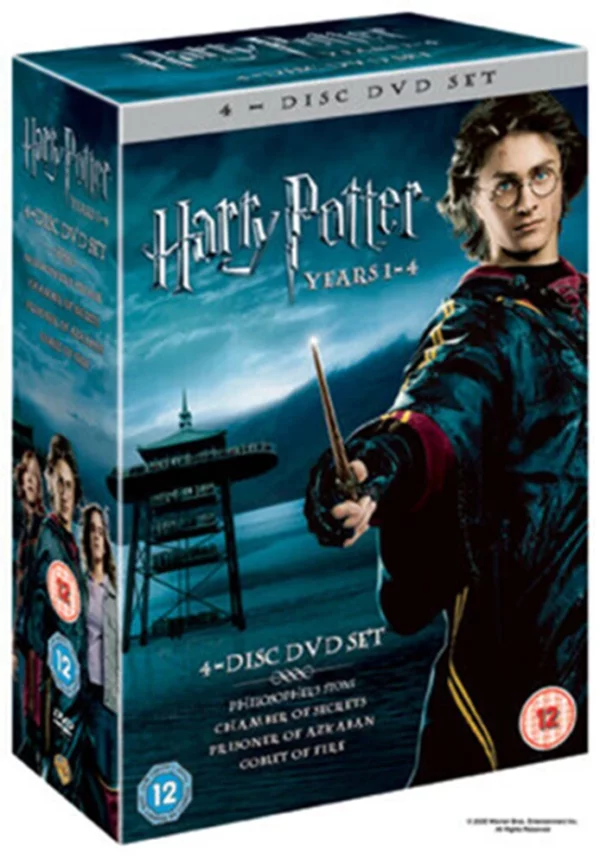 Harry Potter: Years 1-4 Daniel Radcliffe 2006 DVD Top-quality Free UK shipping