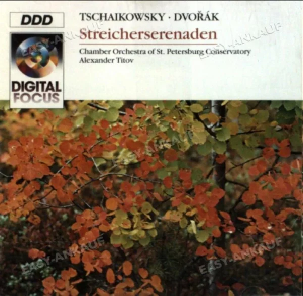 Tschaikowsky/Dvorák Serenades for strings Alexander Titov 1993 CD Top-quality