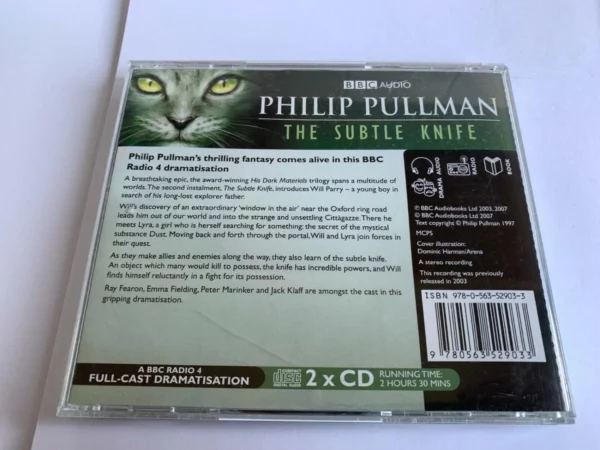 THE SUBTLE KNIFE Pullman Philip 2003 CD Top-quality Free UK shipping