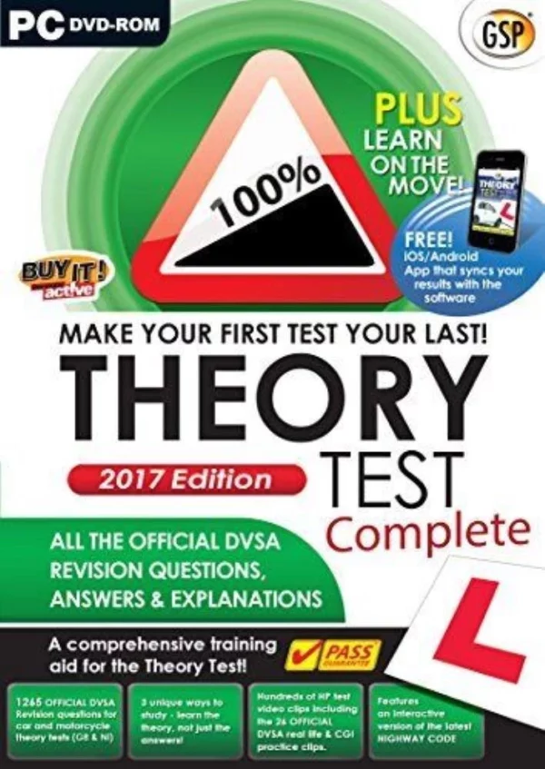 Driving Theory Test Windows Vista/7&8 2015 Top-quality Free UK shipping