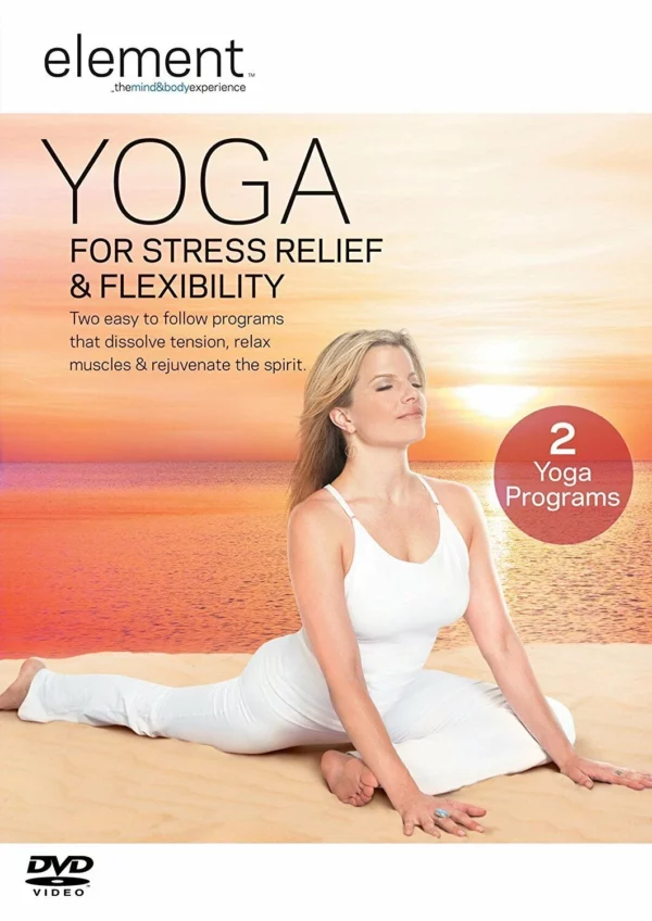 Yoga for Stress Relief & Flexibility Ashley Turner 2012 New DVD Top-quality