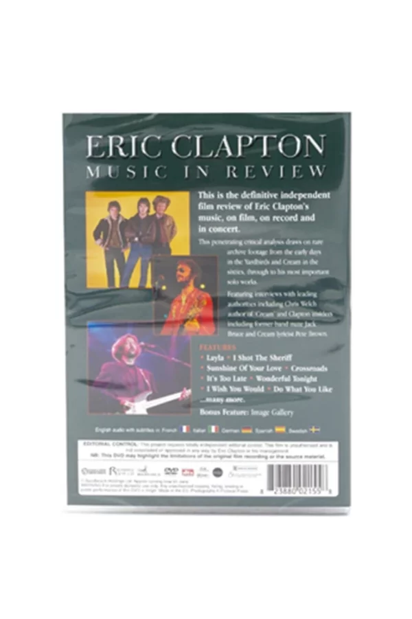 Eric Clapton - Music In Review Eric Clapton New DVD Top-quality