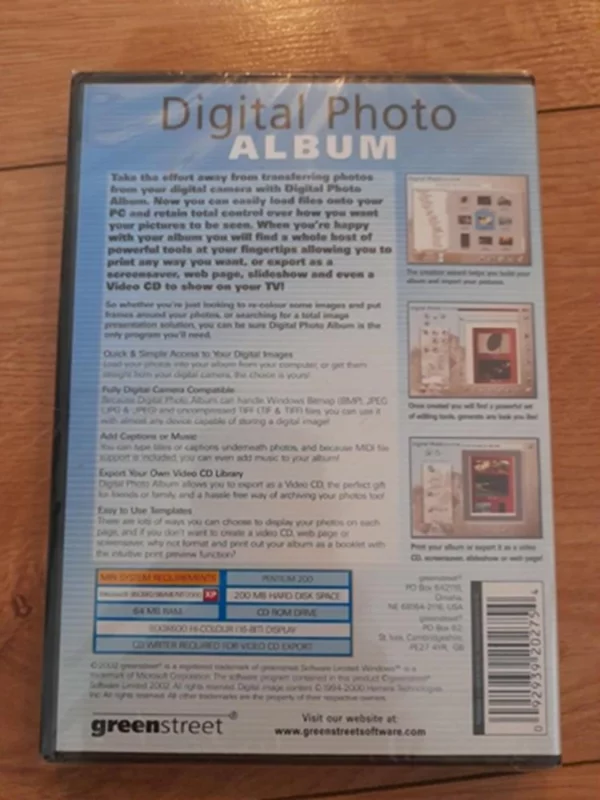 Digital photo album 95/98/me/nt/2000 2002 New Top-quality Free UK shipping