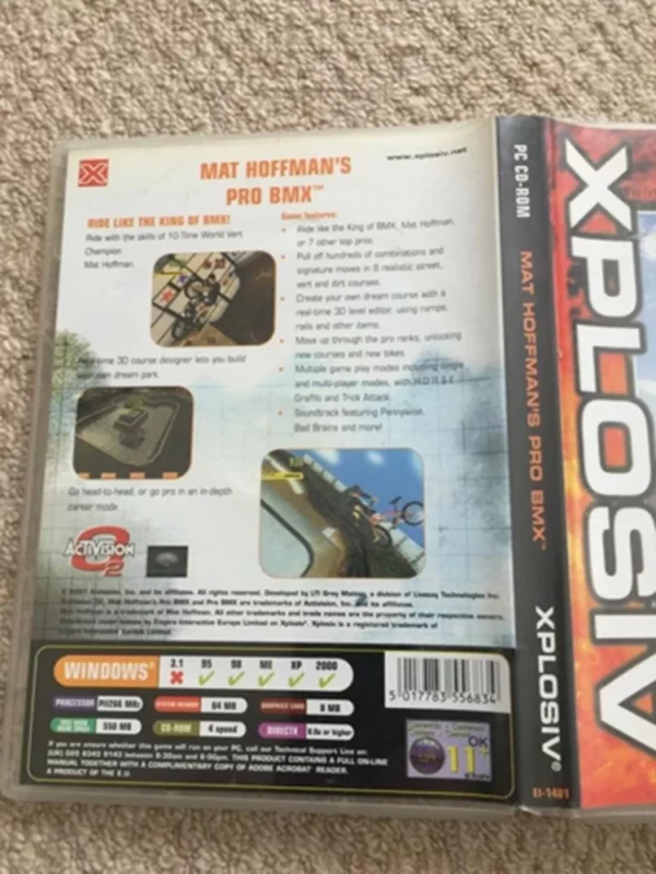 Matt Hoffman's Pro BMX Windows 95, me, xp 2001 New Top-quality Free UK shipping