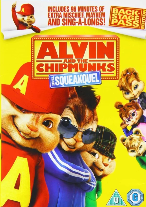 Alvin and the Chipmunks: The Squeakquel Zachary Levi 2010 DVD Top-quality