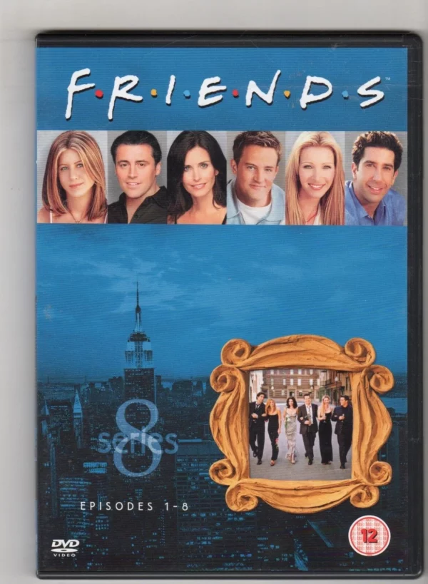 Friends, Series 8, episodes 1-8 Jennifer Aniston 2004 DVD Top-quality