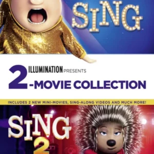 Sing/Sing 2 Scarlett Johansson 2022 New DVD Top-quality Free UK shipping