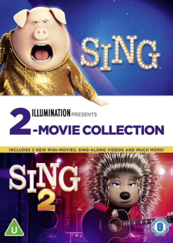 Sing/Sing 2 Scarlett Johansson 2022 New DVD Top-quality Free UK shipping