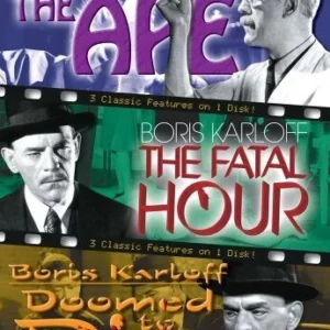 The Ape/Doomed To Die/The Fatal Hour BORIS KARLOFF 2006 New DVD Top-quality