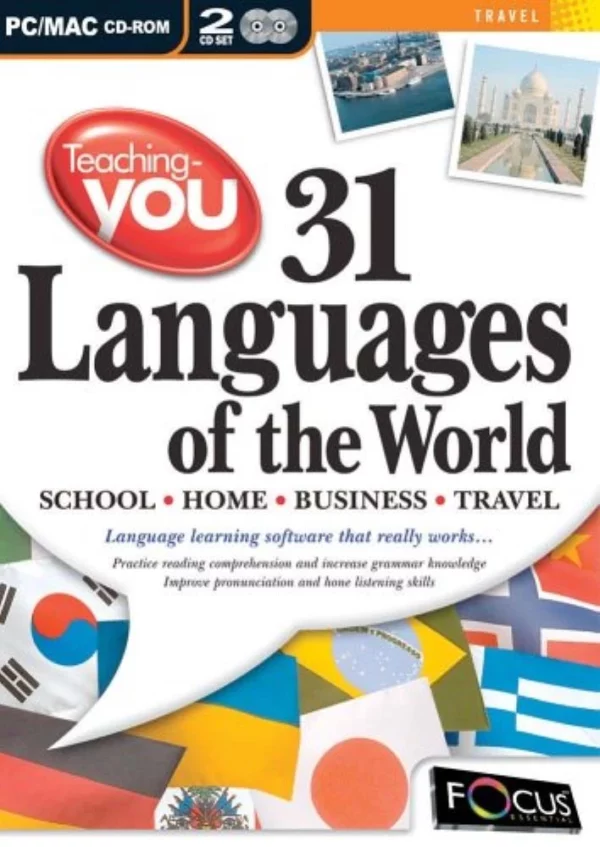 Teaching-you 31 Languages of the World Top-quality Free UK shipping