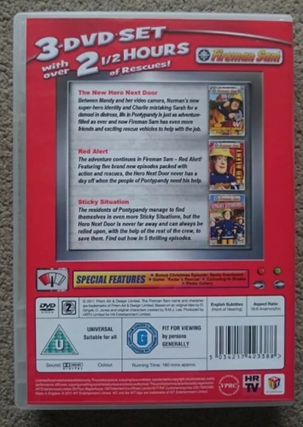 Fireman Sam - CGI Triple Pack Fireman Sam 2010 DVD Top-quality Free UK shipping