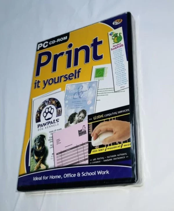 PRINT IT YOURSELF Windows 95/98/Me/2000/XP 2002 New Top-quality