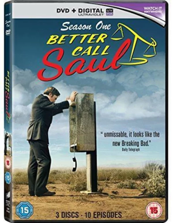 Better Call Saul – Season 1 Bob Odenkirk 2015 New DVD Top-quality