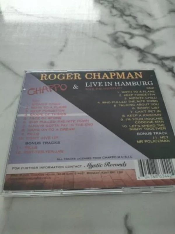 Chappo/Live in Hamburg Roger Chapman CD Top-quality Free UK shipping