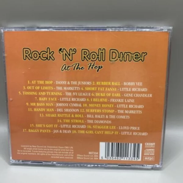 Rock 'n' Roll Diner At the hop Various Artists 2004 CD Top-quality