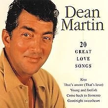 20 Great Love Songs Dean Martin 1998 CD Top-quality Free UK shipping