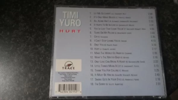 TIMI YURO - Hurt Including Smoke Gets In Your Eyes Timi Yuro CD Top-quality