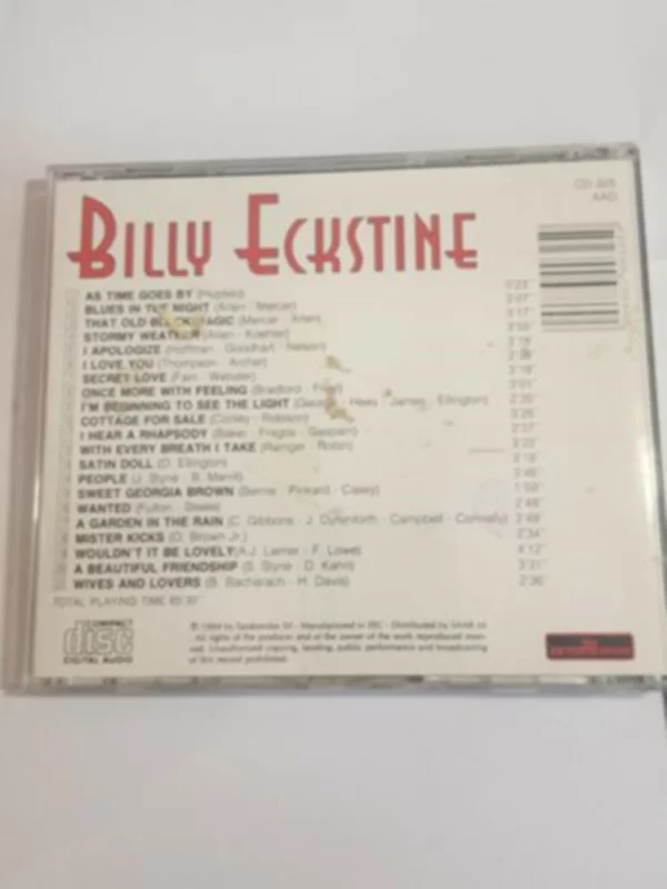 Billy Eckstine Billy Eckstine 1999 CD Top-quality Free UK shipping