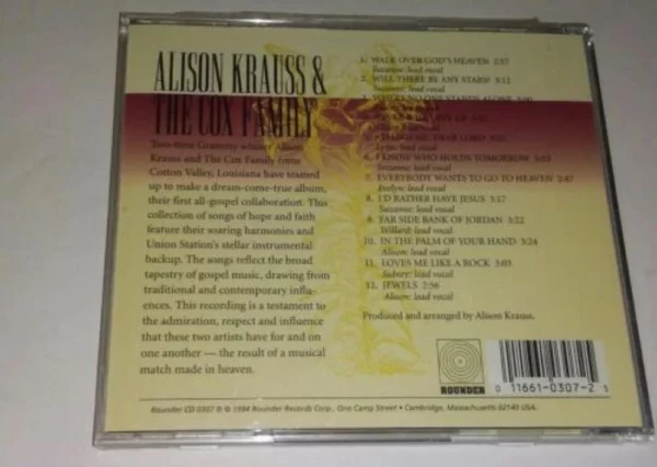 I Know Who Holds Tomorrow Alison Krauss 1994 CD Top-quality Free UK shipping