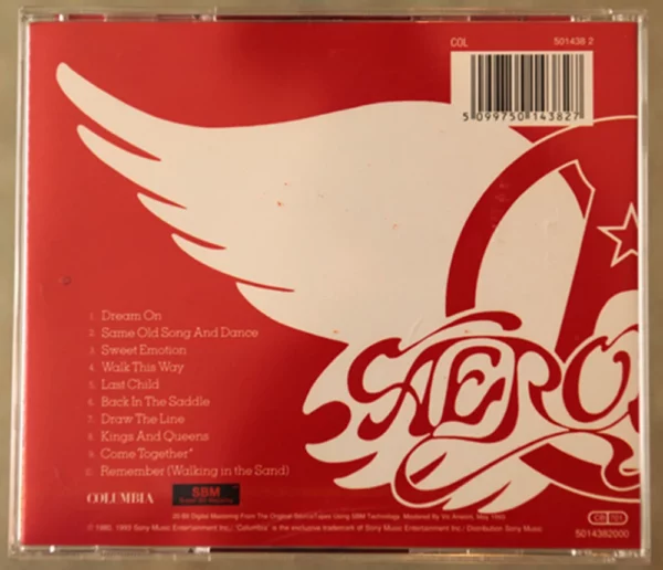 Greatest Hits Aerosmith 1993 CD Top-quality Free UK shipping