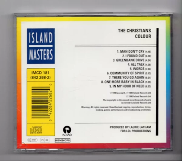 Colour The Christians 1994 CD Top-quality Free UK shipping