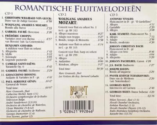 ROMANTISCHE FLÖTENKONZERTE various CD Top-quality Free UK shipping