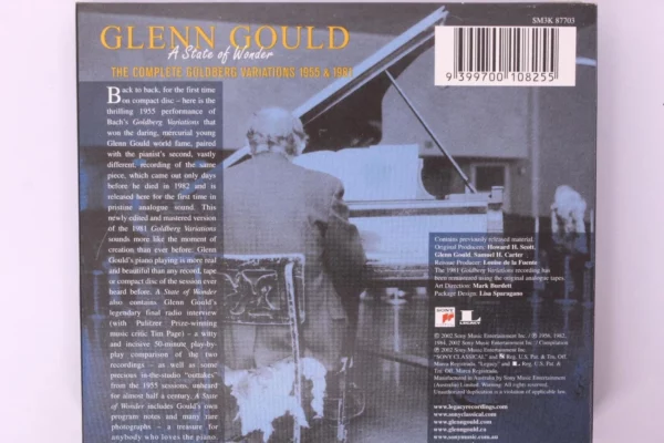 A State of Wonder Glenn Gould 2002 CD Top-quality Free UK shipping