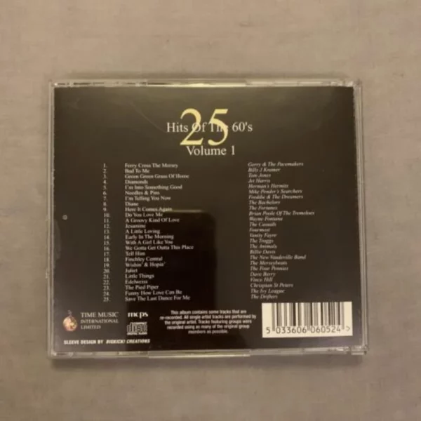 25 Hits Of The 60's Vol 1 various CD Top-quality Free UK shipping