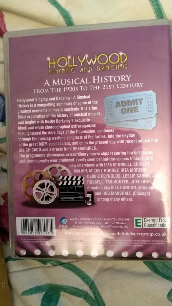 Hollywood Singing and Dancing 2008 New DVD Top-quality Free UK shipping