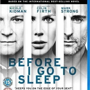 Before I Go To Sleep Nicole Kidman 2015 Blu-ray Top-quality Free UK shipping