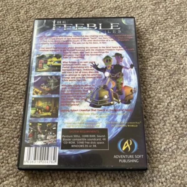 The Feeble Files windows 95, 98 Top-quality Free UK shipping