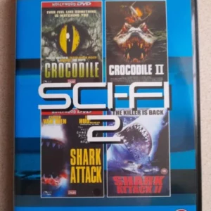 Sci-Fi 2: Crocodile. Crocodile II, Shark 2002 DVD Top-quality Free UK shipping