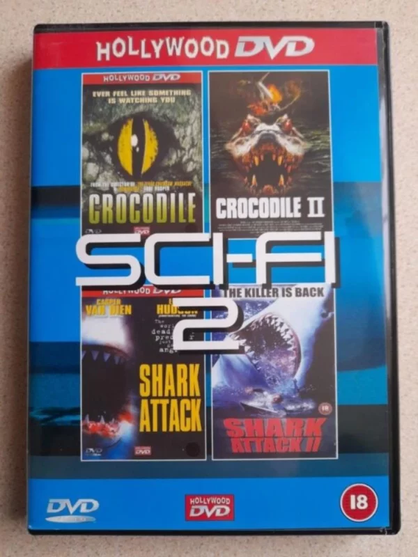 Sci-Fi 2: Crocodile. Crocodile II, Shark 2002 DVD Top-quality Free UK shipping