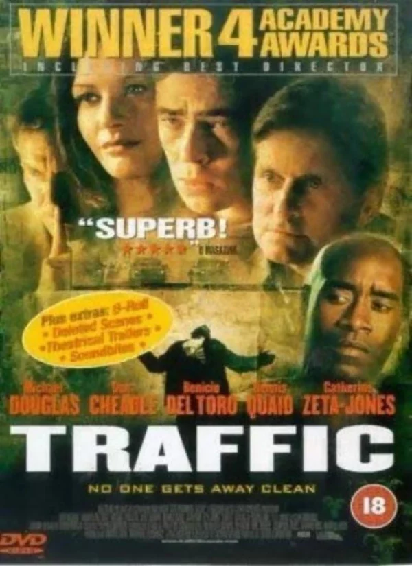 TRAFFIC Catherine Zeta-Jones 2000 DVD Top-quality Free UK shipping