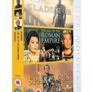 Gladiator/The Roman Empire/Spartacus Alec Guinness 2006 DVD Top-quality