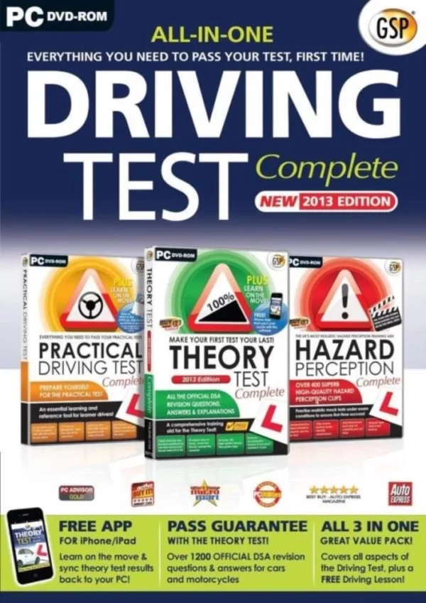 Driving Test Complete 2013 Edition Windows XP/Vista/7/8 2013 New Top-quality