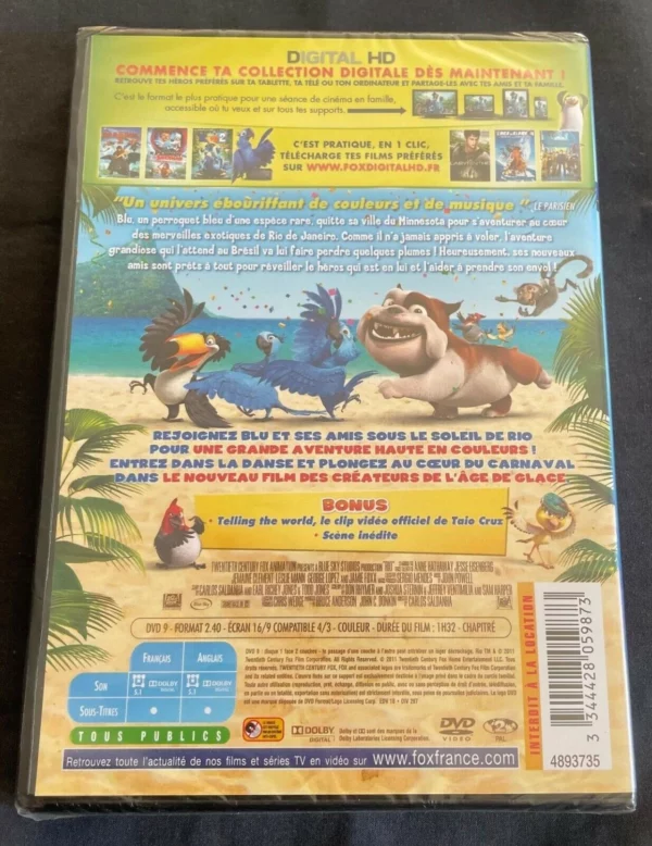 Rio 2011 New DVD Top-quality Free UK shipping