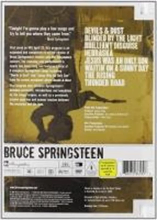 Bruce Springsteen - On Stage Bruce Springsteen 2008 New DVD Top-quality