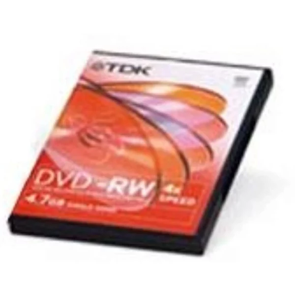 TDK DVD-RW 4.7 GB 4xSpeed New DVD Top-quality Free UK shipping