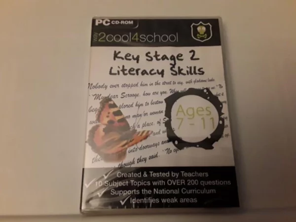 Way 2 Cool 4 School: Key Stage 2 Literacy Skills Windows 2000/ME/XP/VISTA New