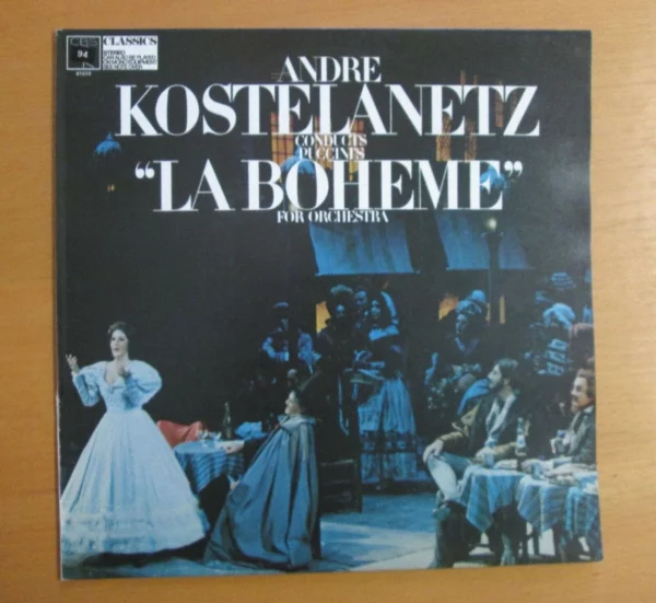 La Boheme for Orchestra PUCCINI 1969 Records Top-quality Free UK shipping