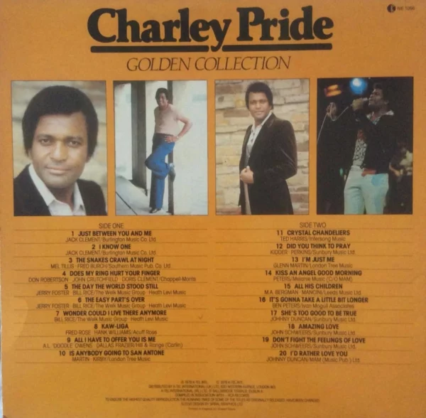 Golden Collection Charley Pride 1979 Records Top-quality Free UK shipping