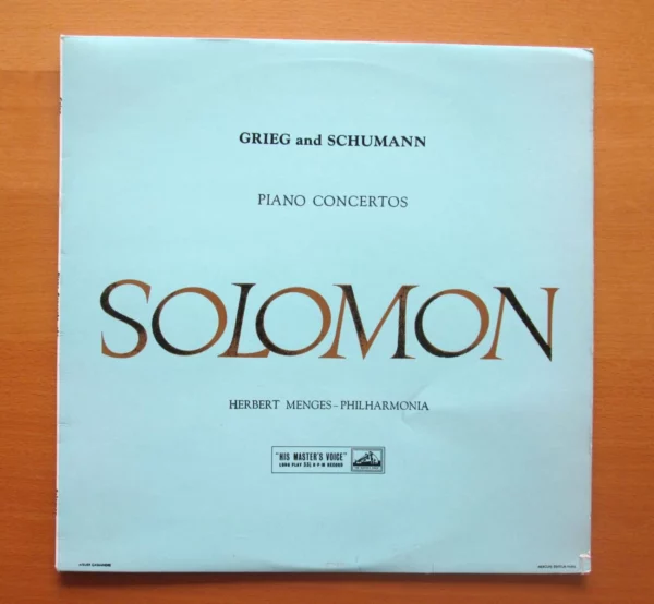 Grieg & Schumann Piano Concertos - Solomon Grieg & Schumann Piano Concertos 1959