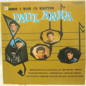 Songs I Wish I'd Written Paul Anka 1970 Records Top-quality Free UK shipping